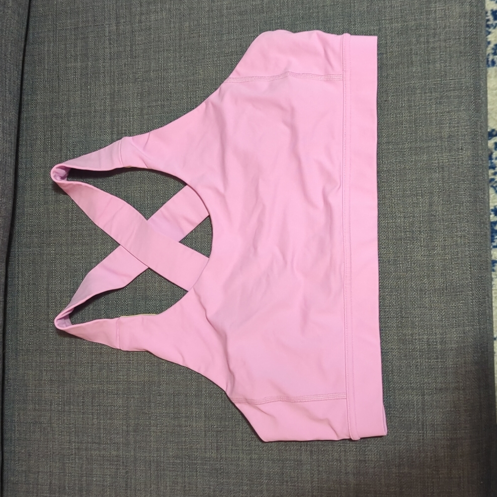 Lululemon bra light pink size 12